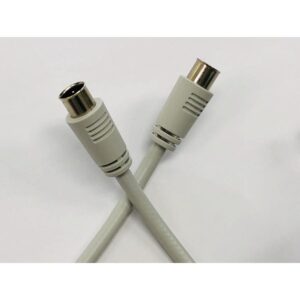 テレビ接続ケーブル S4CFB 5.0m 両端プッシュコネクタ付 ライトグレー 241-5G