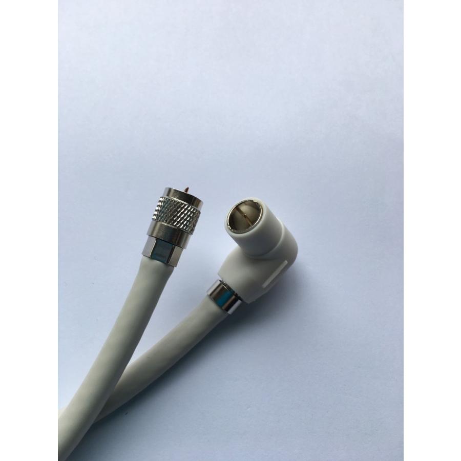 アンテナケーブル S5C-FB 10m 4K8K対応!○色・サイズ(0.2m~2.0m)を選べる!丸型ネジ込み × プッシュL型接栓付【宅配便】 - 画像 (3)