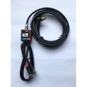 入出力ケーブル付混合分波器 色と長さを選べる！S4C-FB 入力ケーブルL型プッシュ、出力ケーブルネジ込み接栓付  CB7F〇-〇L