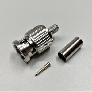 75ΩBNC接栓 S5C-FB,5C-FV用 1ヶ 圧着型!カナレ工具対応 メール便ご利用で!日本全国どこでも!防犯カメラ対応 CBP-5CF